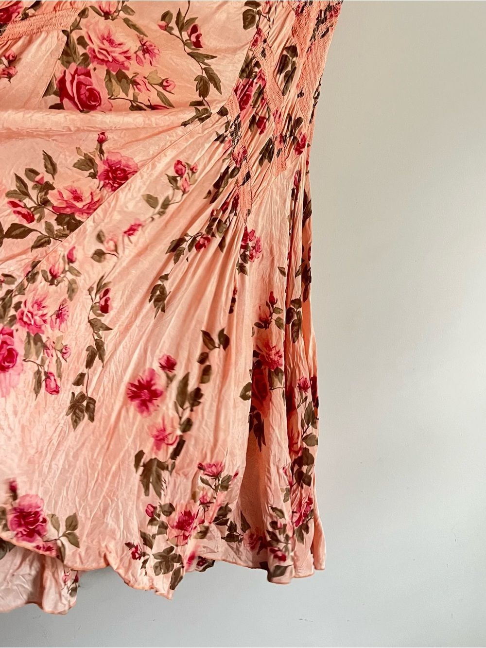 Free people Rowan Maxi Skirt Cottagecore Fairycore Floral Midi Skirt Size 8 - Picture 7 of 16